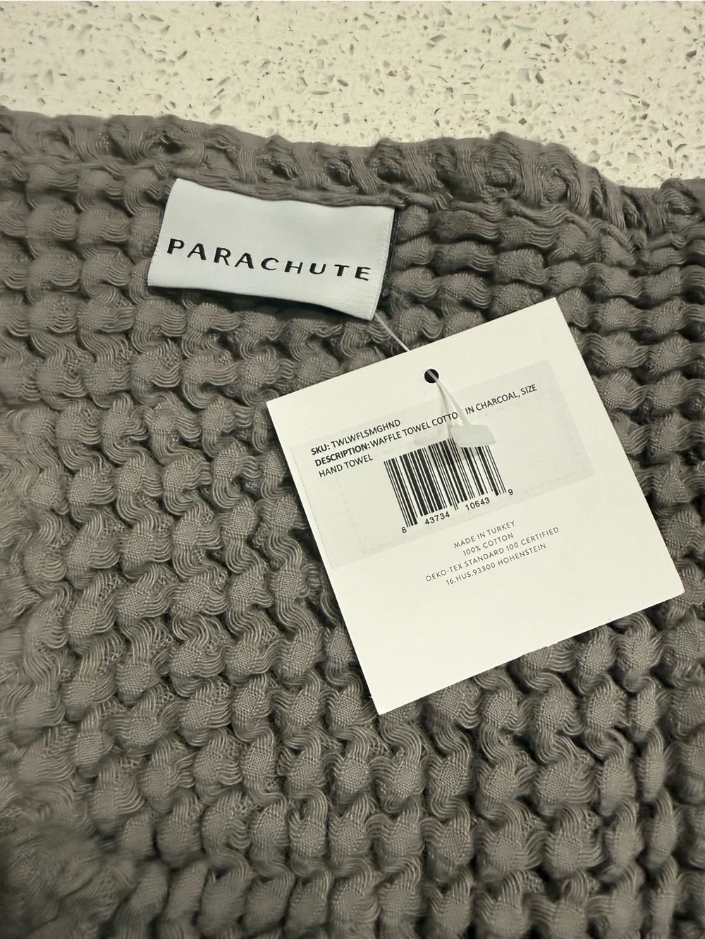 Parachute waffle textured